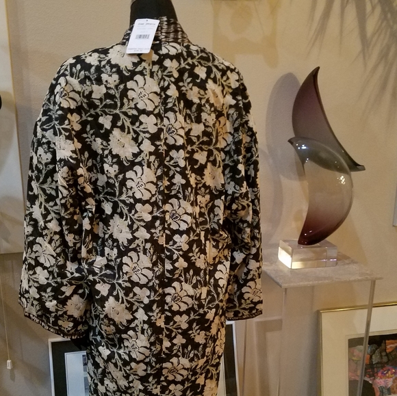 Free People Reversible Luxe Rumi Relaxed Cut Midi Kimono LAST ONE Size Small NWT - Picture 6 of 15